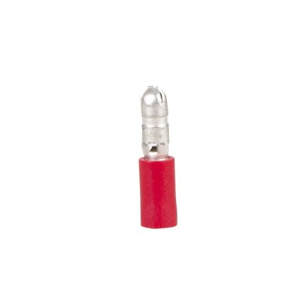 Rondstekker 4 mm rood
